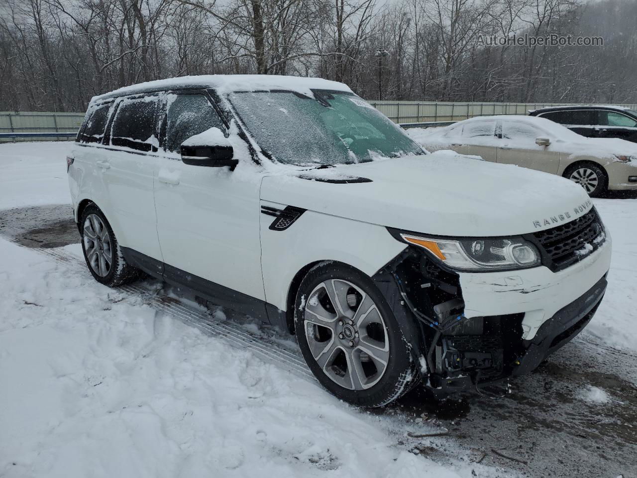 2015 Land Rover Range Rover Sport Hse White vin: SALWR2VF0FA525239