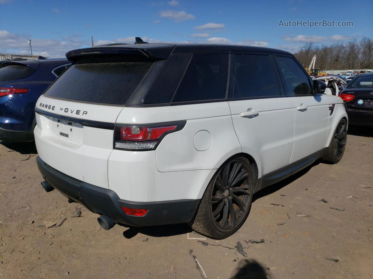 2015 Land Rover Range Rover Sport Hse White vin: SALWR2VF0FA624269