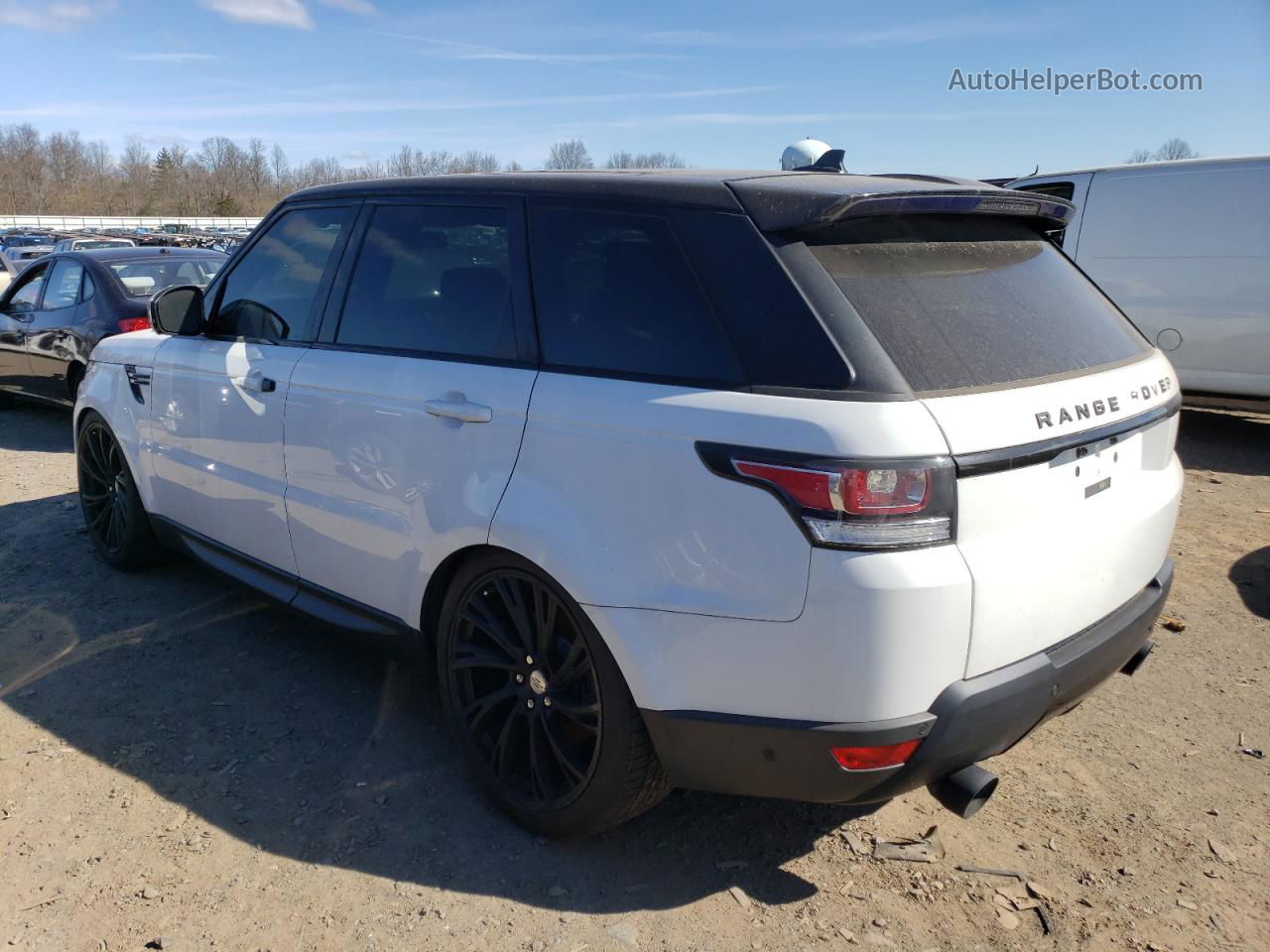 2015 Land Rover Range Rover Sport Hse White vin: SALWR2VF0FA624269