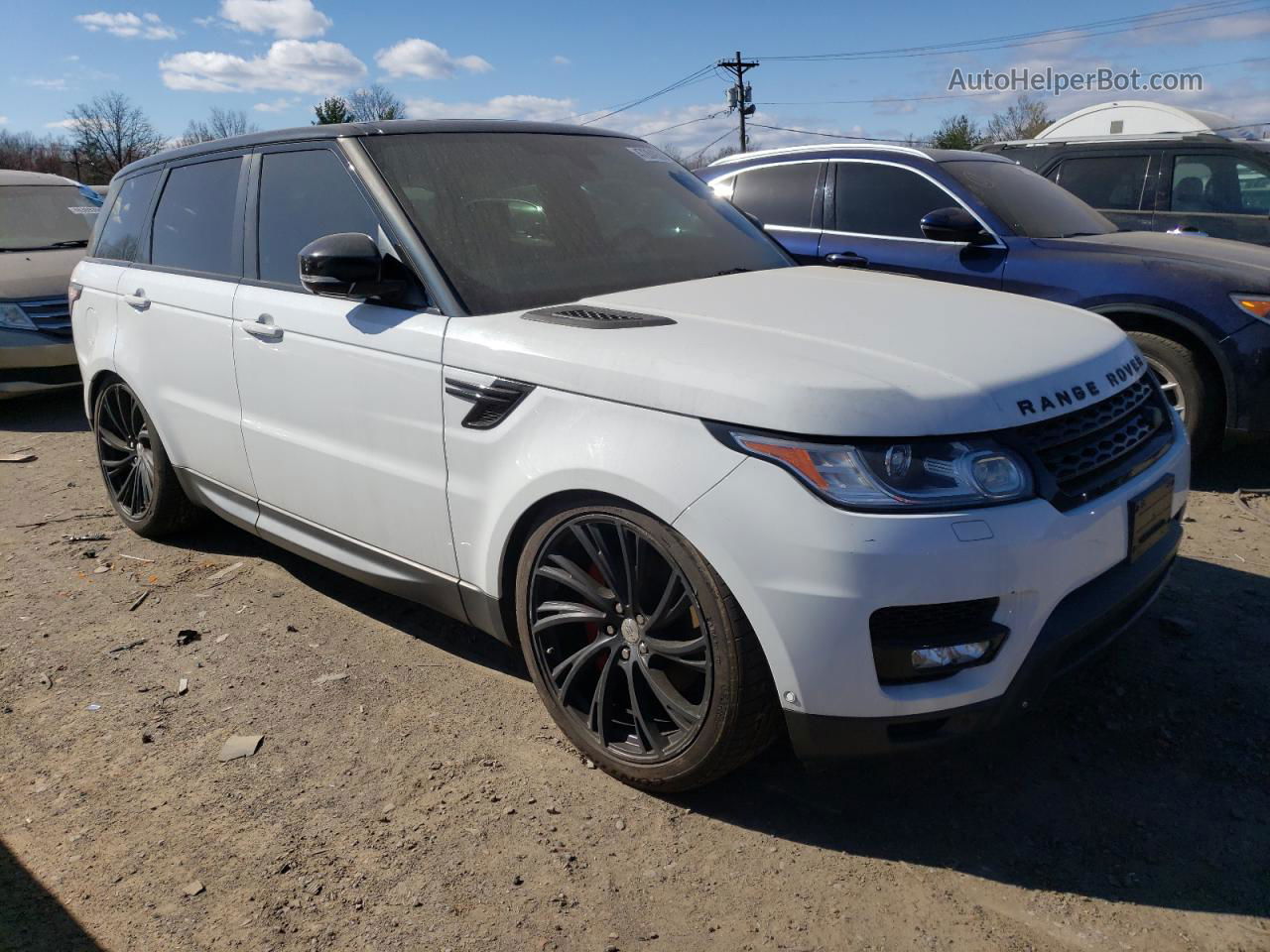 2015 Land Rover Range Rover Sport Hse White vin: SALWR2VF0FA624269