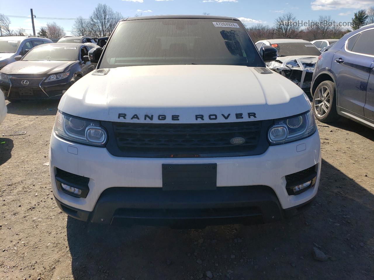 2015 Land Rover Range Rover Sport Hse White vin: SALWR2VF0FA624269