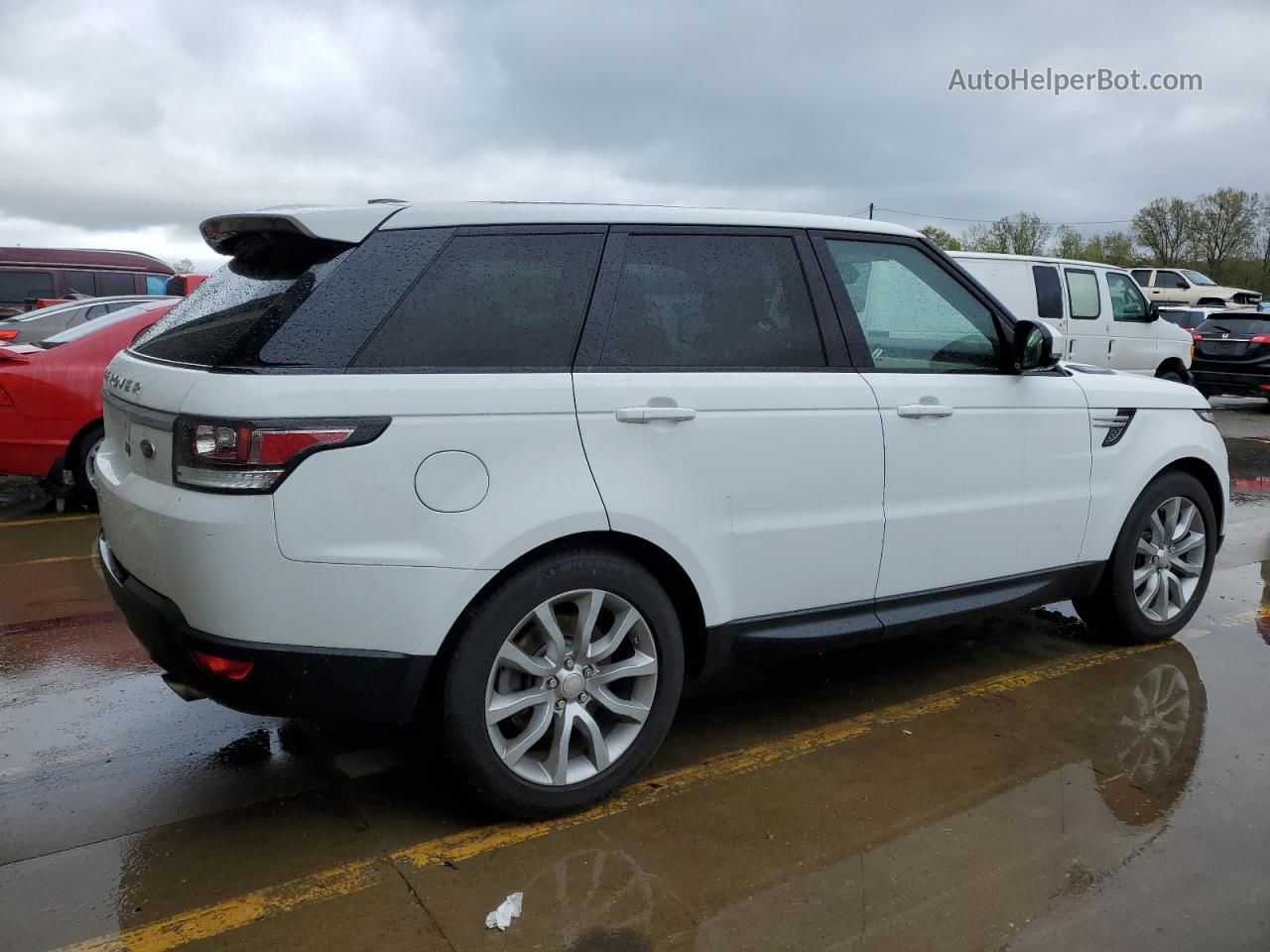 2015 Land Rover Range Rover Sport Hse Белый vin: SALWR2VF1FA511916