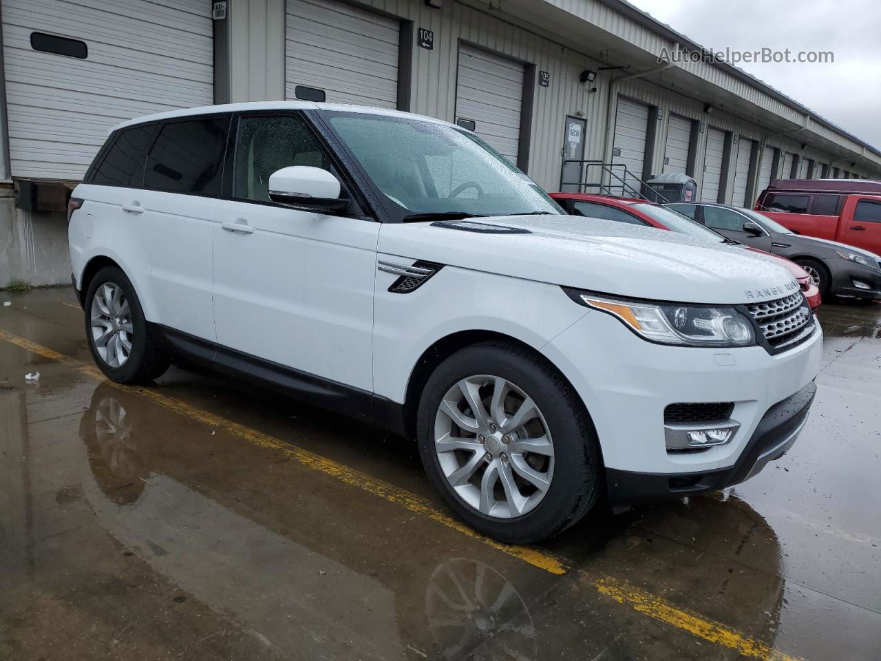 2015 Land Rover Range Rover Sport Hse Белый vin: SALWR2VF1FA511916