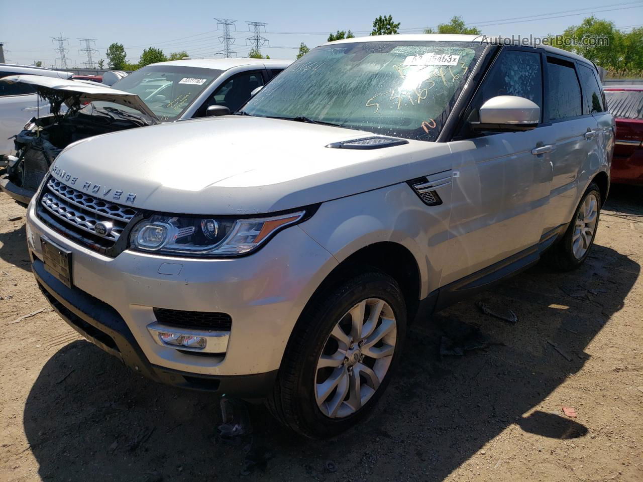 2015 Land Rover Range Rover Sport Hse Silver vin: SALWR2VF1FA517859