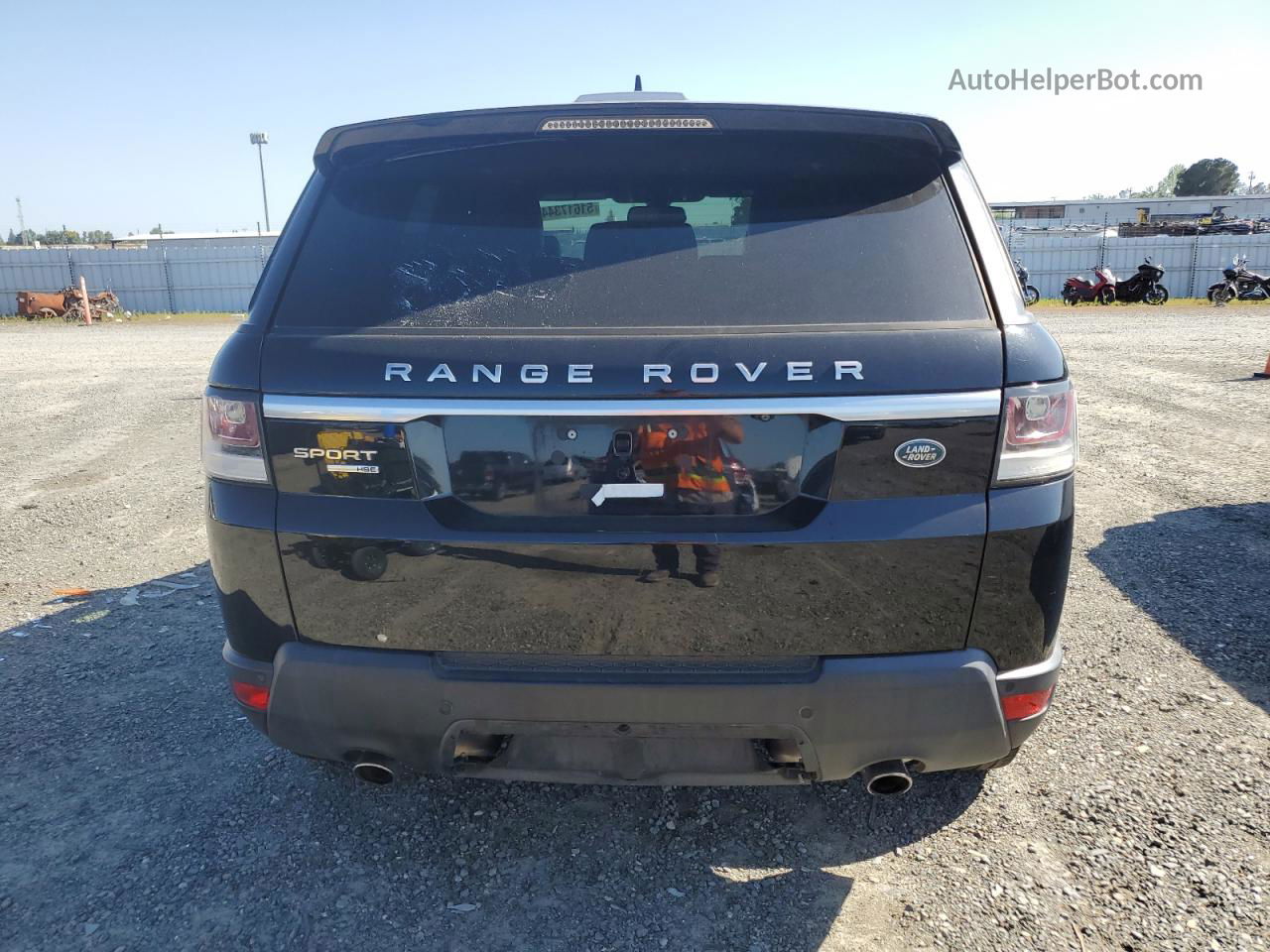 2015 Land Rover Range Rover Sport Hse Черный vin: SALWR2VF1FA627360