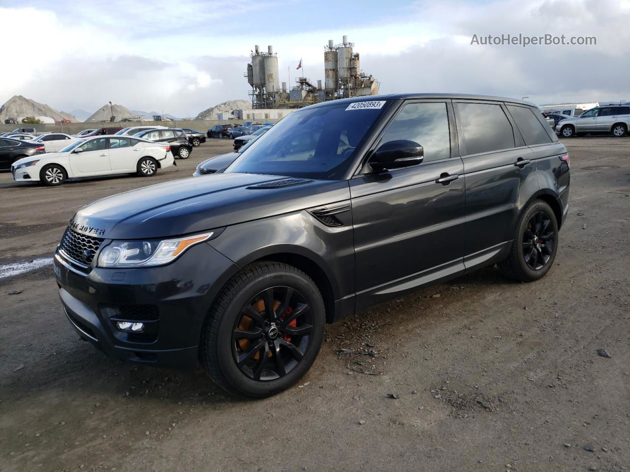 2015 Land Rover Range Rover Sport Hse Gray vin: SALWR2VF3FA624671