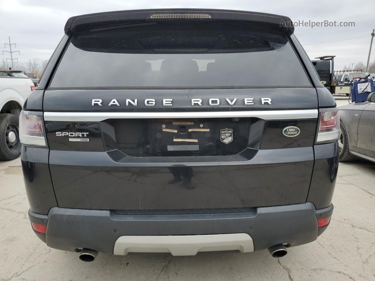 2015 Land Rover Range Rover Sport Hse Черный vin: SALWR2VF4FA604946