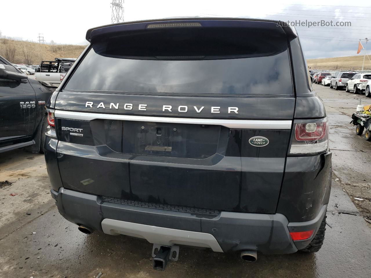 2015 Land Rover Range Rover Sport Hse Черный vin: SALWR2VF4FA604977