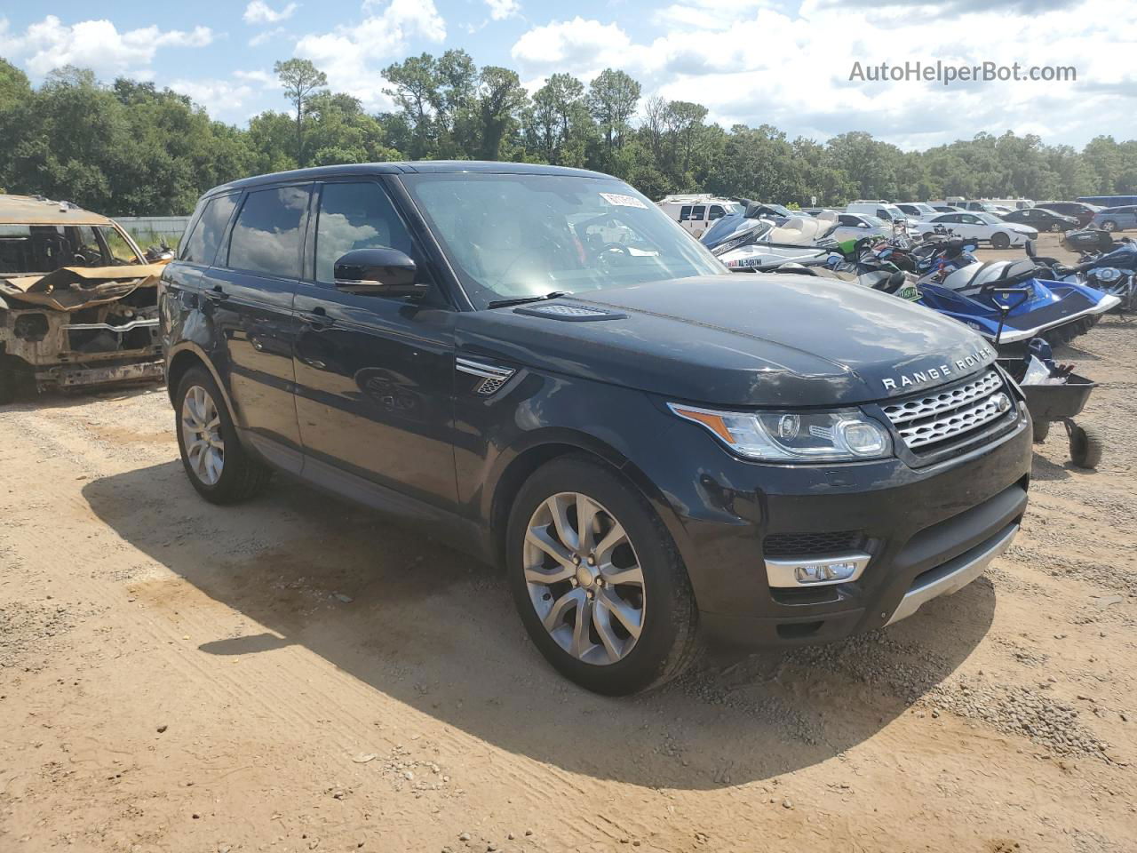 2015 Land Rover Range Rover Sport Hse Black vin: SALWR2VF4FA612562