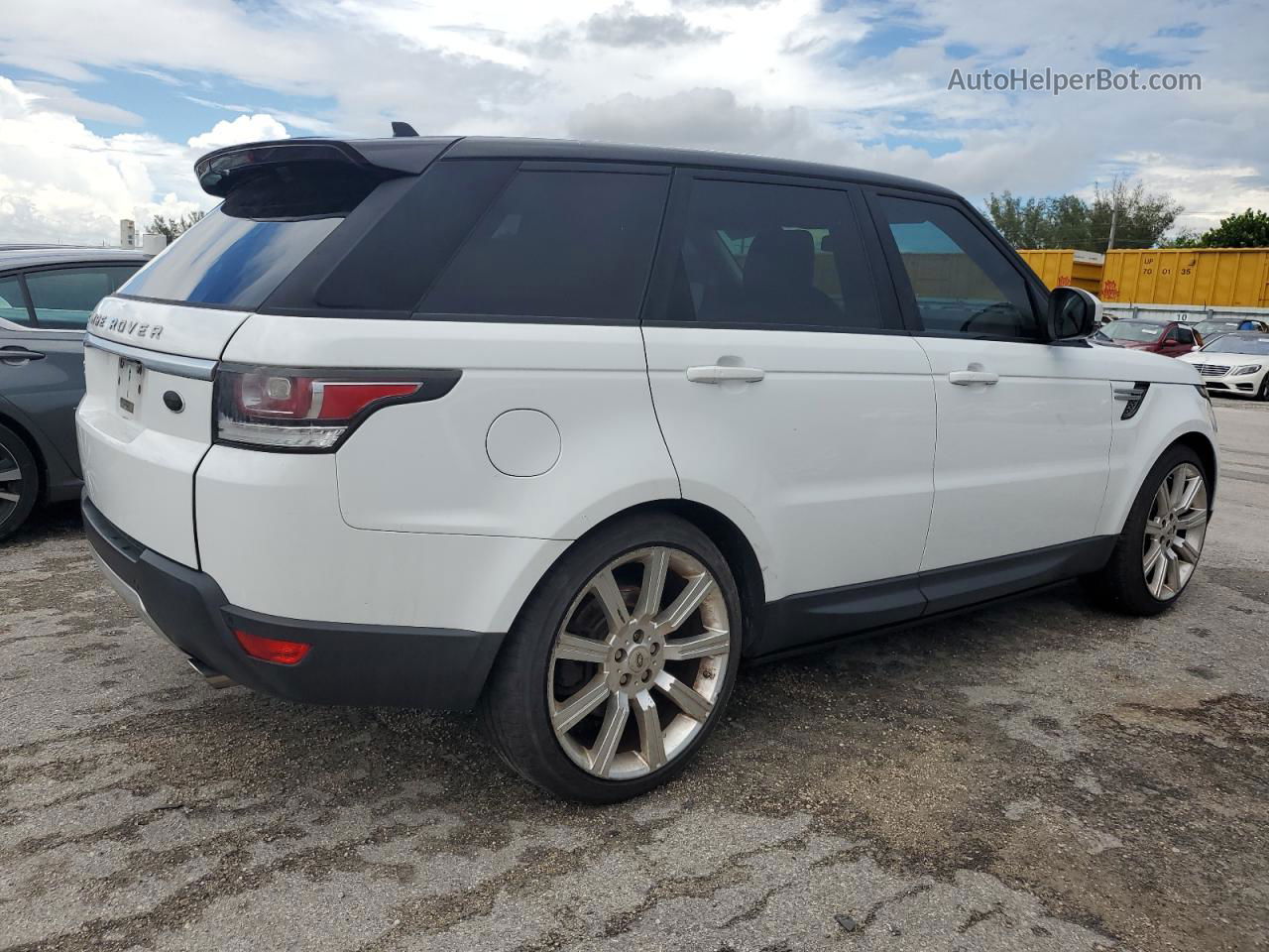 2015 Land Rover Range Rover Sport Hse White vin: SALWR2VF4FA616353