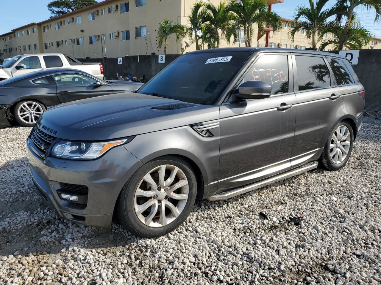 2015 Land Rover Range Rover Sport Hse Gray vin: SALWR2VF4FA617115