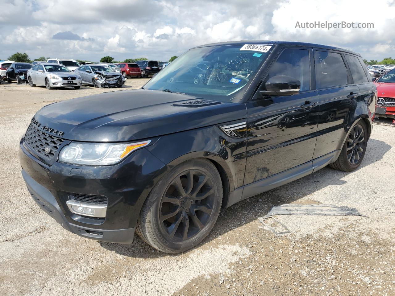 2015 Land Rover Range Rover Sport Hse Black vin: SALWR2VF4FA620404