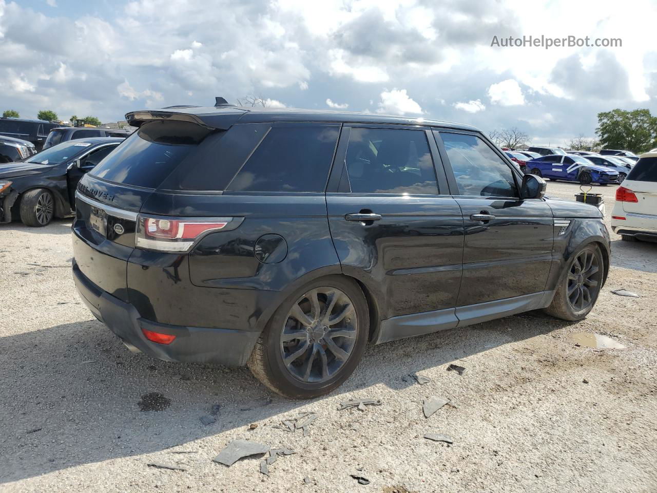 2015 Land Rover Range Rover Sport Hse Black vin: SALWR2VF4FA620404