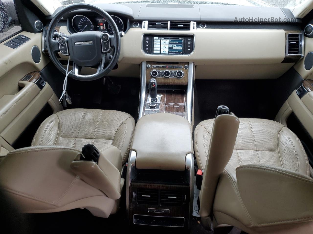 2015 Land Rover Range Rover Sport Hse Beige vin: SALWR2VF5FA536253