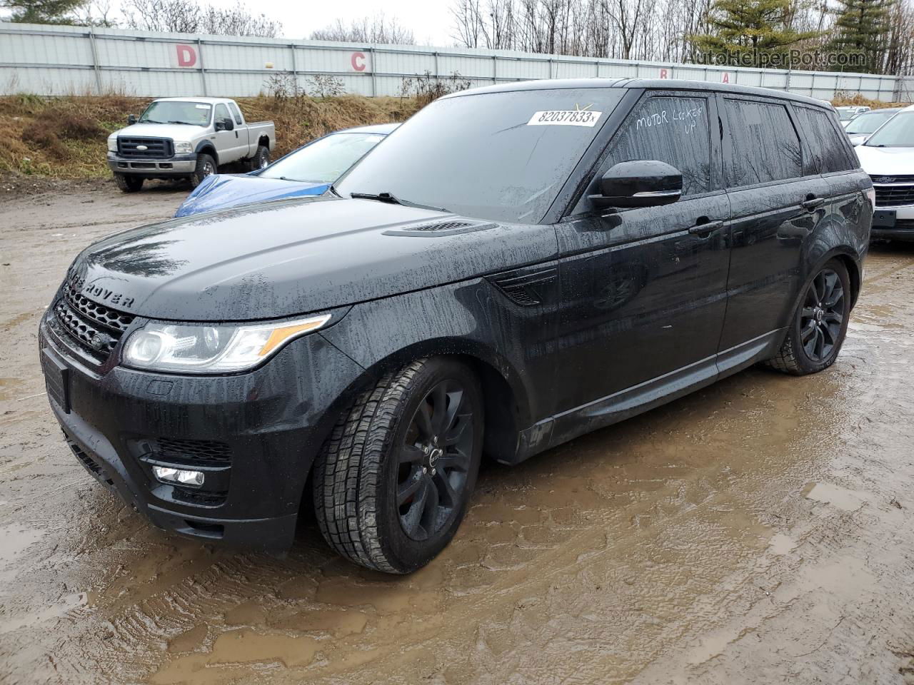 2015 Land Rover Range Rover Sport Hse Black vin: SALWR2VF5FA608522