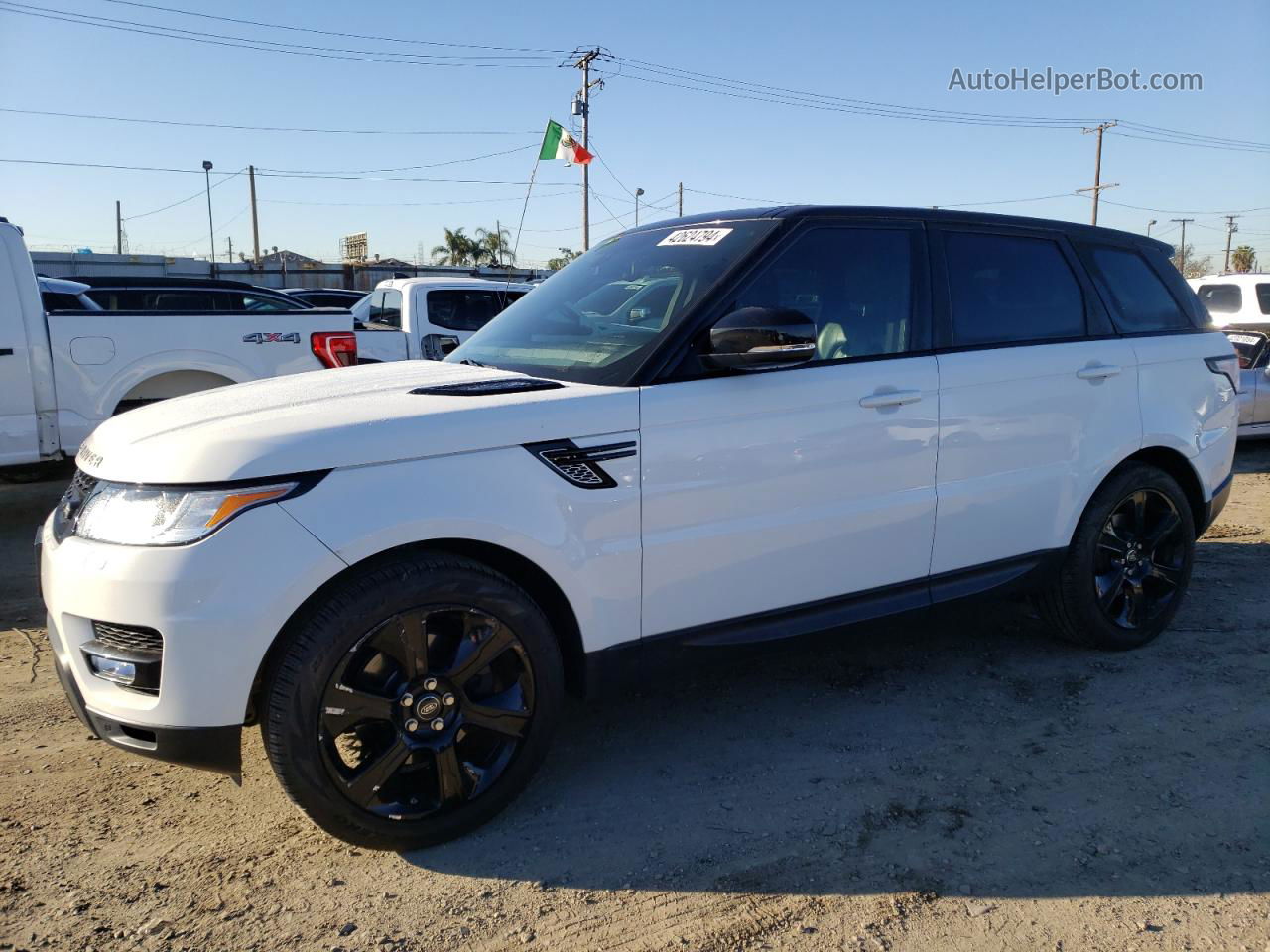 2015 Land Rover Range Rover Sport Hse White vin: SALWR2VF5FA609282