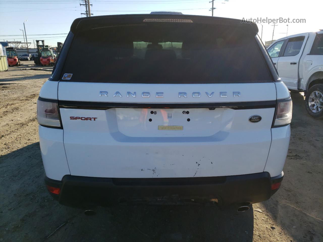 2015 Land Rover Range Rover Sport Hse White vin: SALWR2VF5FA609282