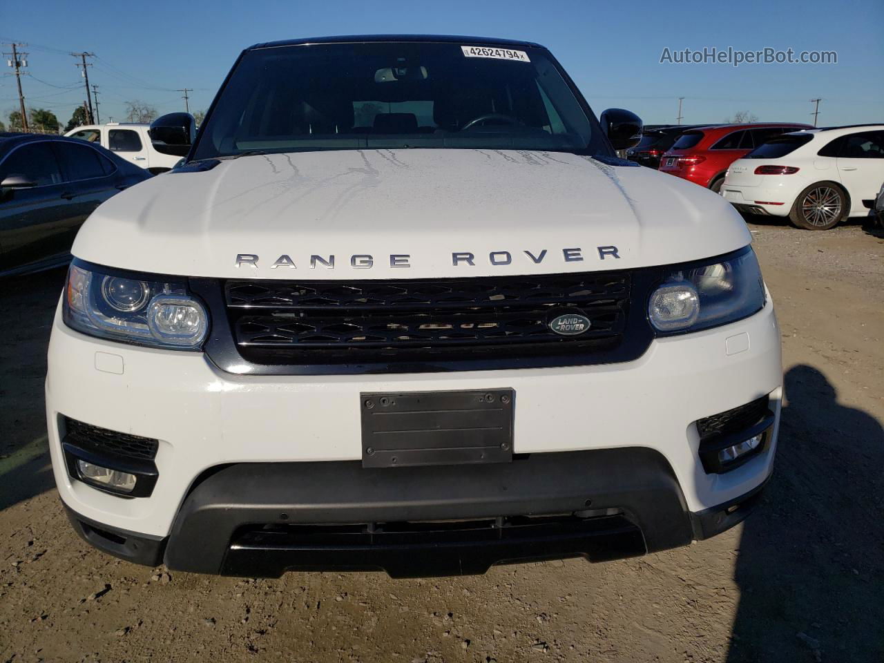 2015 Land Rover Range Rover Sport Hse White vin: SALWR2VF5FA609282