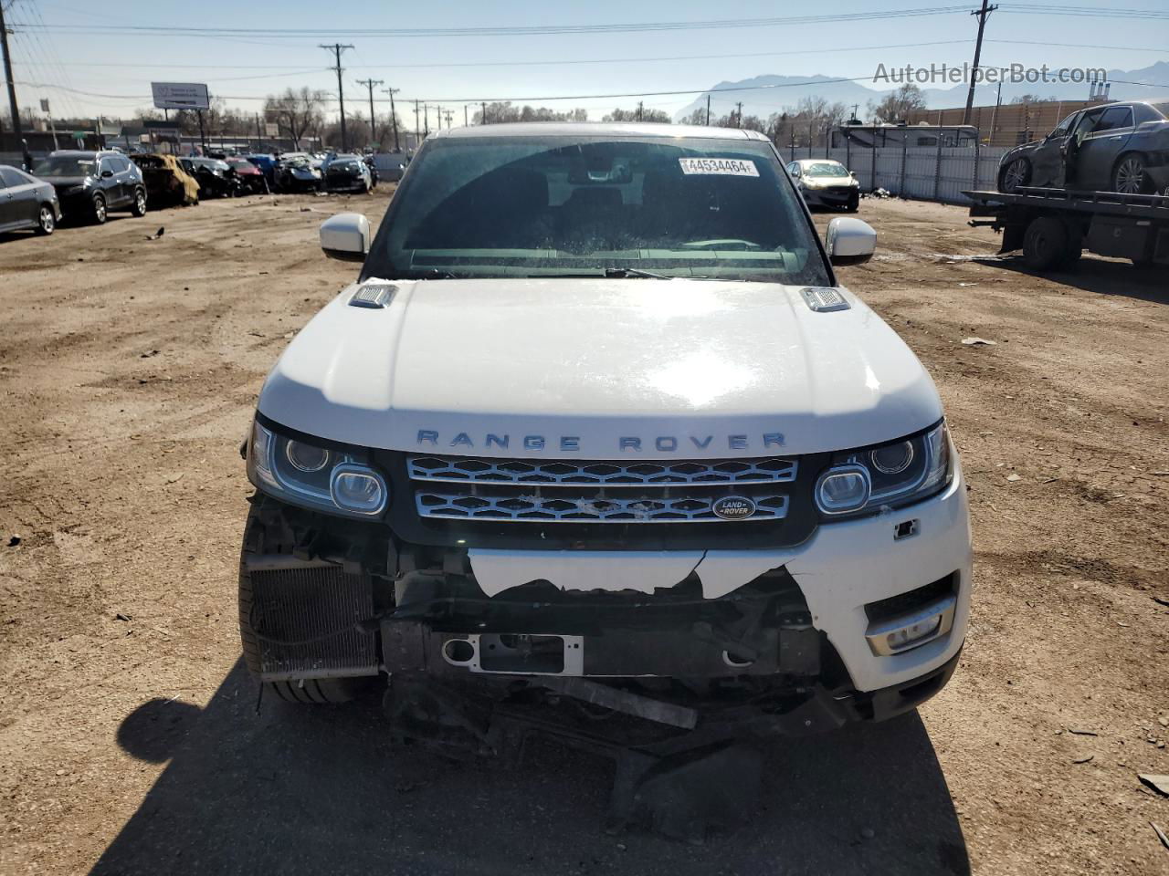 2015 Land Rover Range Rover Sport Hse White vin: SALWR2VF5FA615907