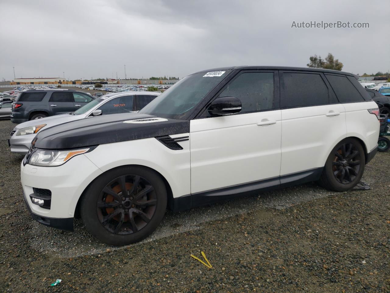 2014 Land Rover Range Rover Sport Hse White vin: SALWR2VF6EA300130