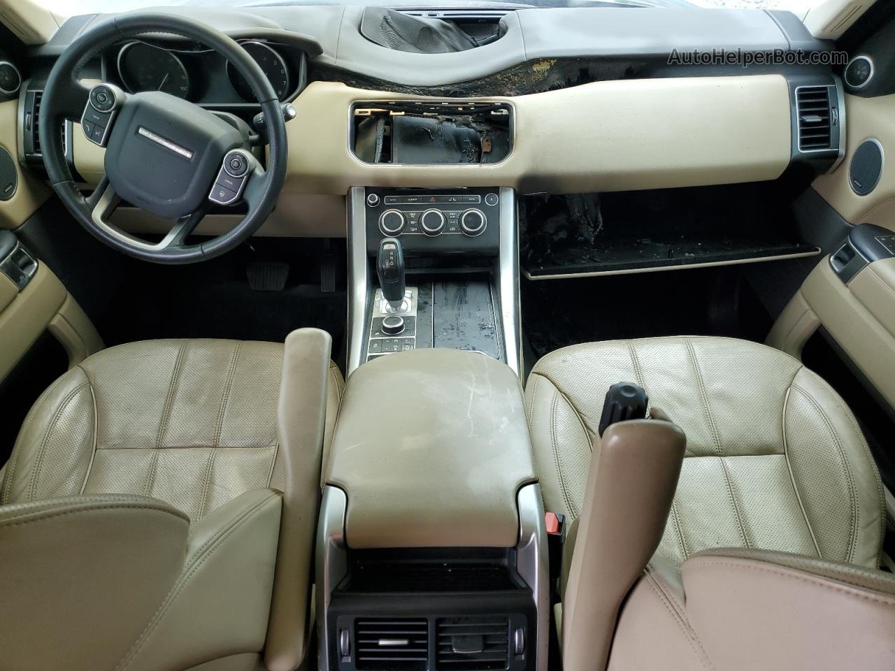2015 Land Rover Range Rover Sport Hse Черный vin: SALWR2VF6FA529599