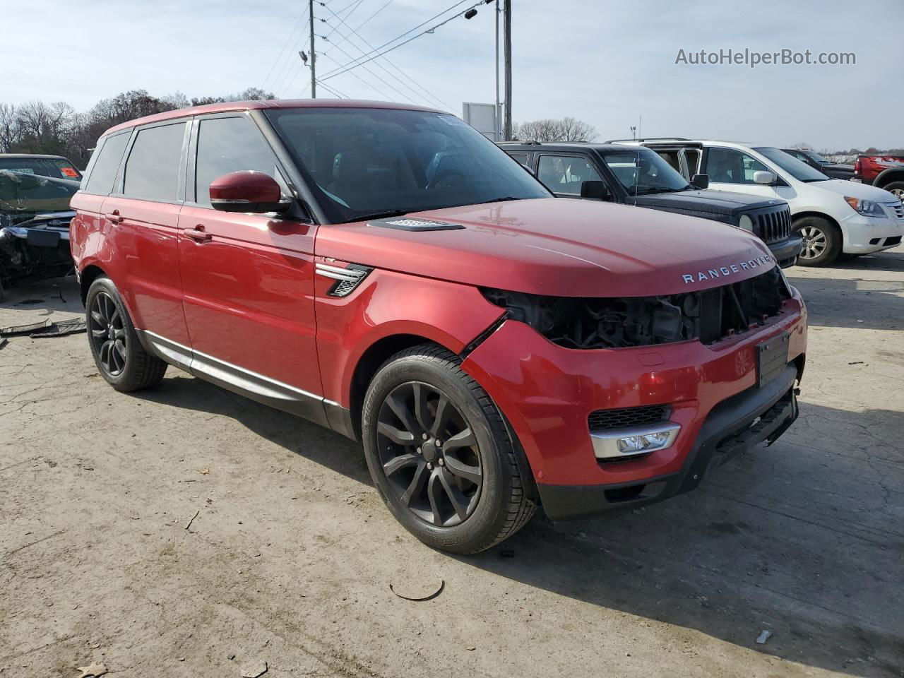 2015 Land Rover Range Rover Sport Hse Red vin: SALWR2VF6FA531286