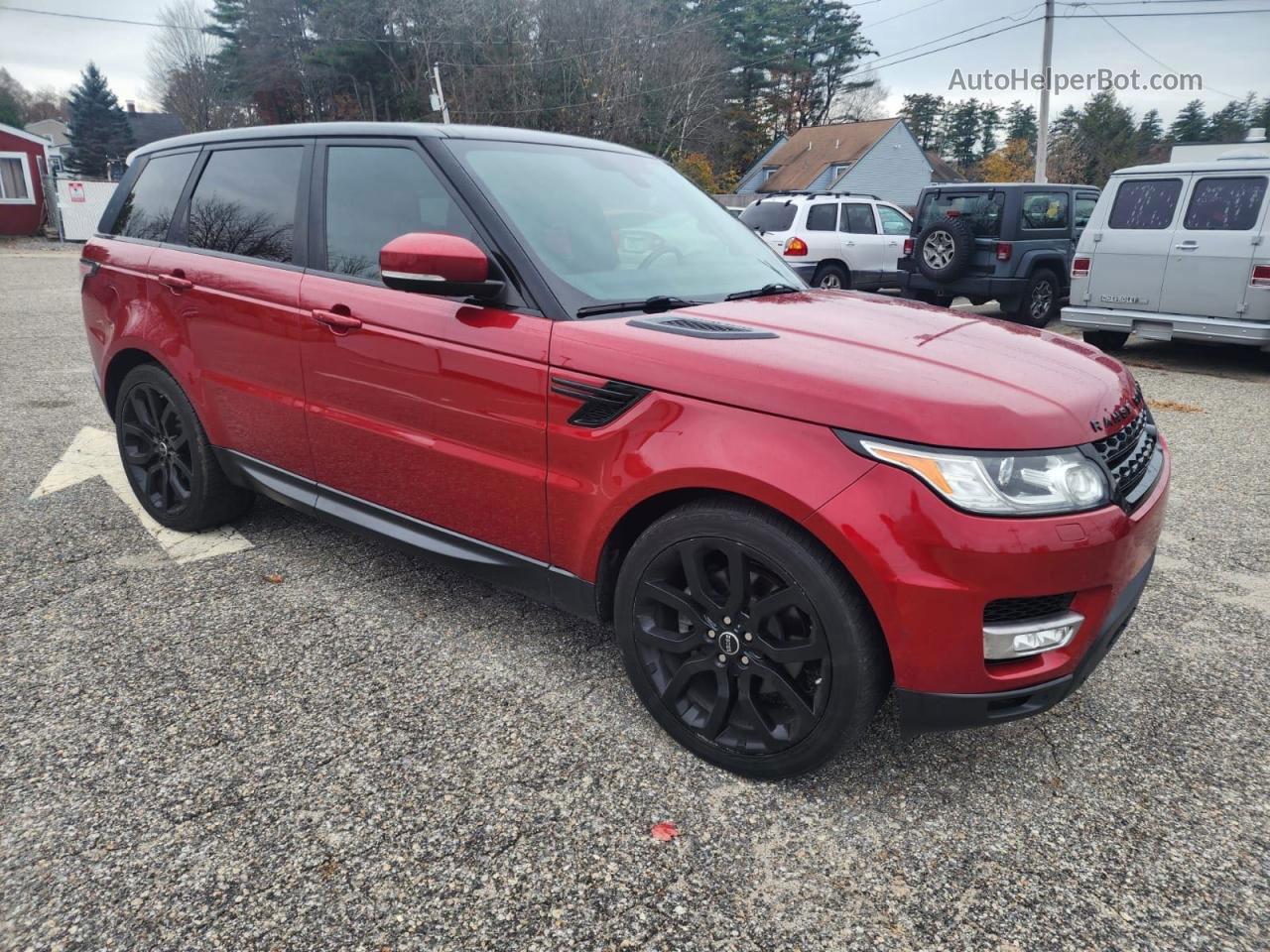 2015 Land Rover Range Rover Sport Hse Red vin: SALWR2VF6FA613969