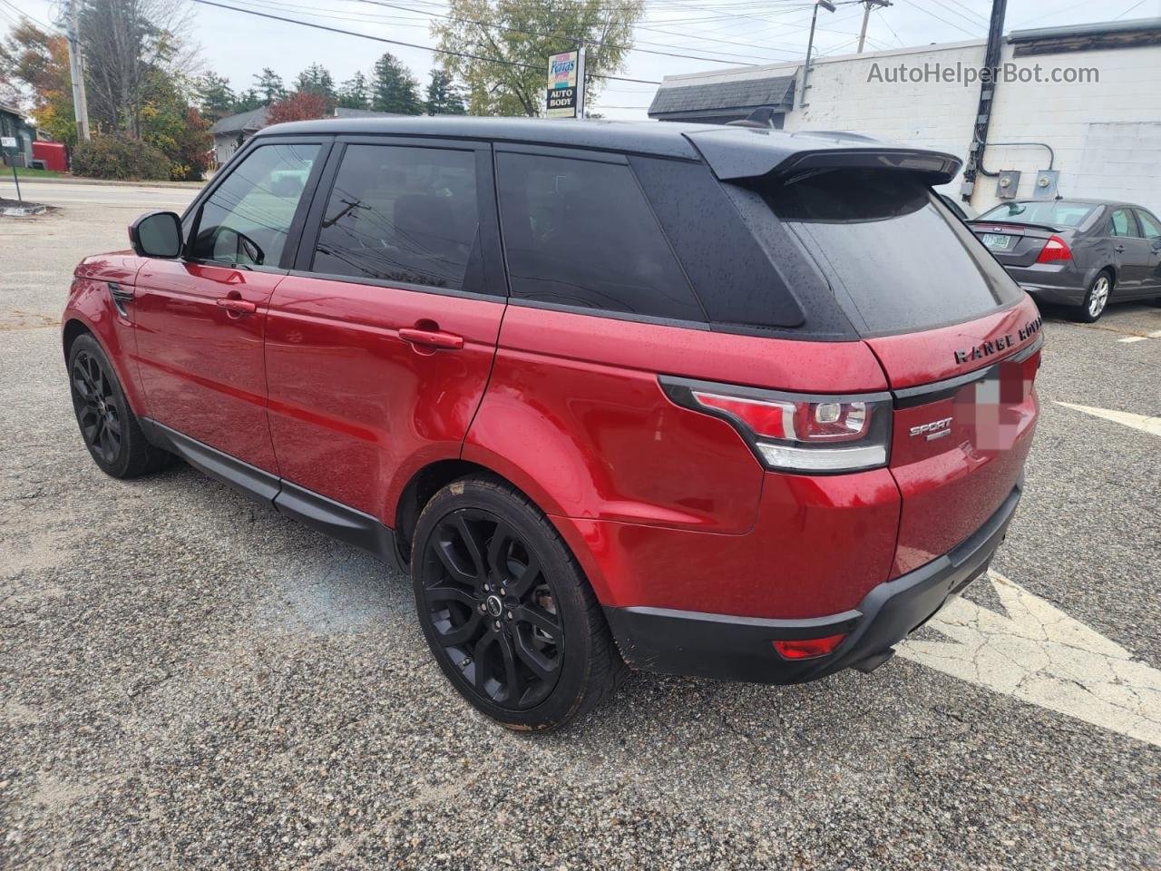 2015 Land Rover Range Rover Sport Hse Red vin: SALWR2VF6FA613969