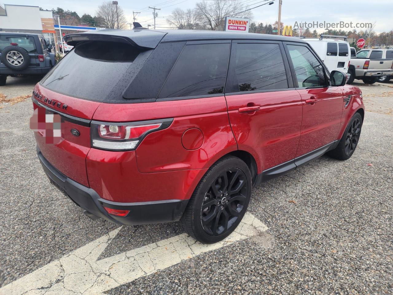 2015 Land Rover Range Rover Sport Hse Red vin: SALWR2VF6FA613969