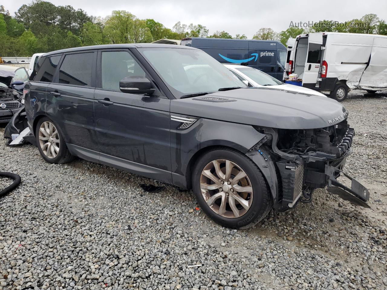 2015 Land Rover Range Rover Sport Hse Black vin: SALWR2VF7FA508101