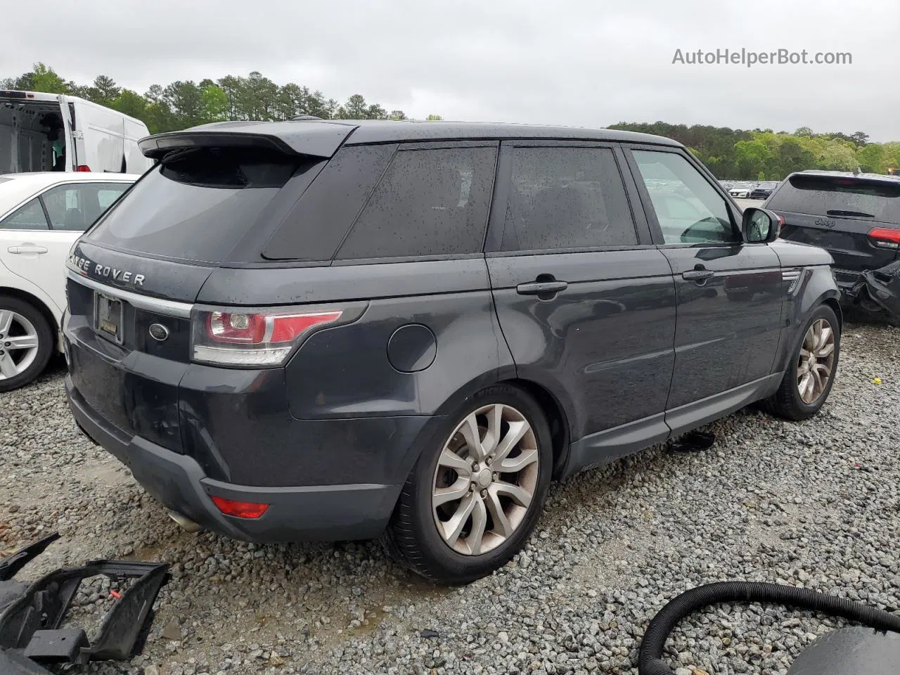 2015 Land Rover Range Rover Sport Hse Черный vin: SALWR2VF7FA508101