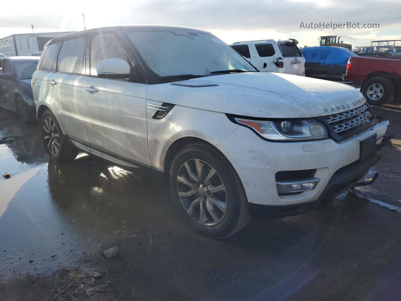 2015 Land Rover Range Rover Sport Hse White vin: SALWR2VF7FA509863