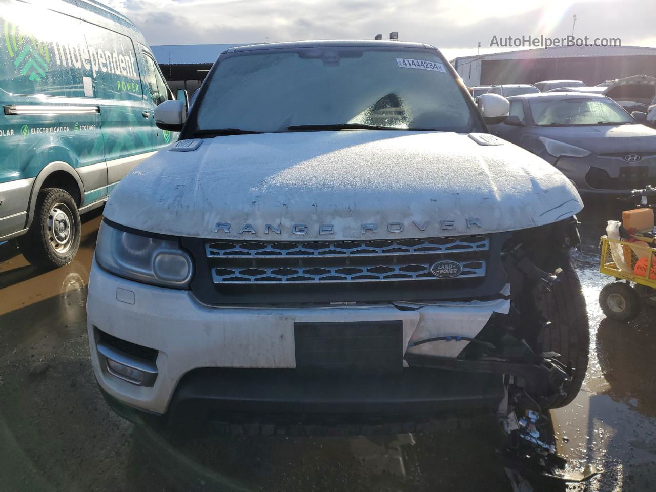 2015 Land Rover Range Rover Sport Hse Белый vin: SALWR2VF7FA509863