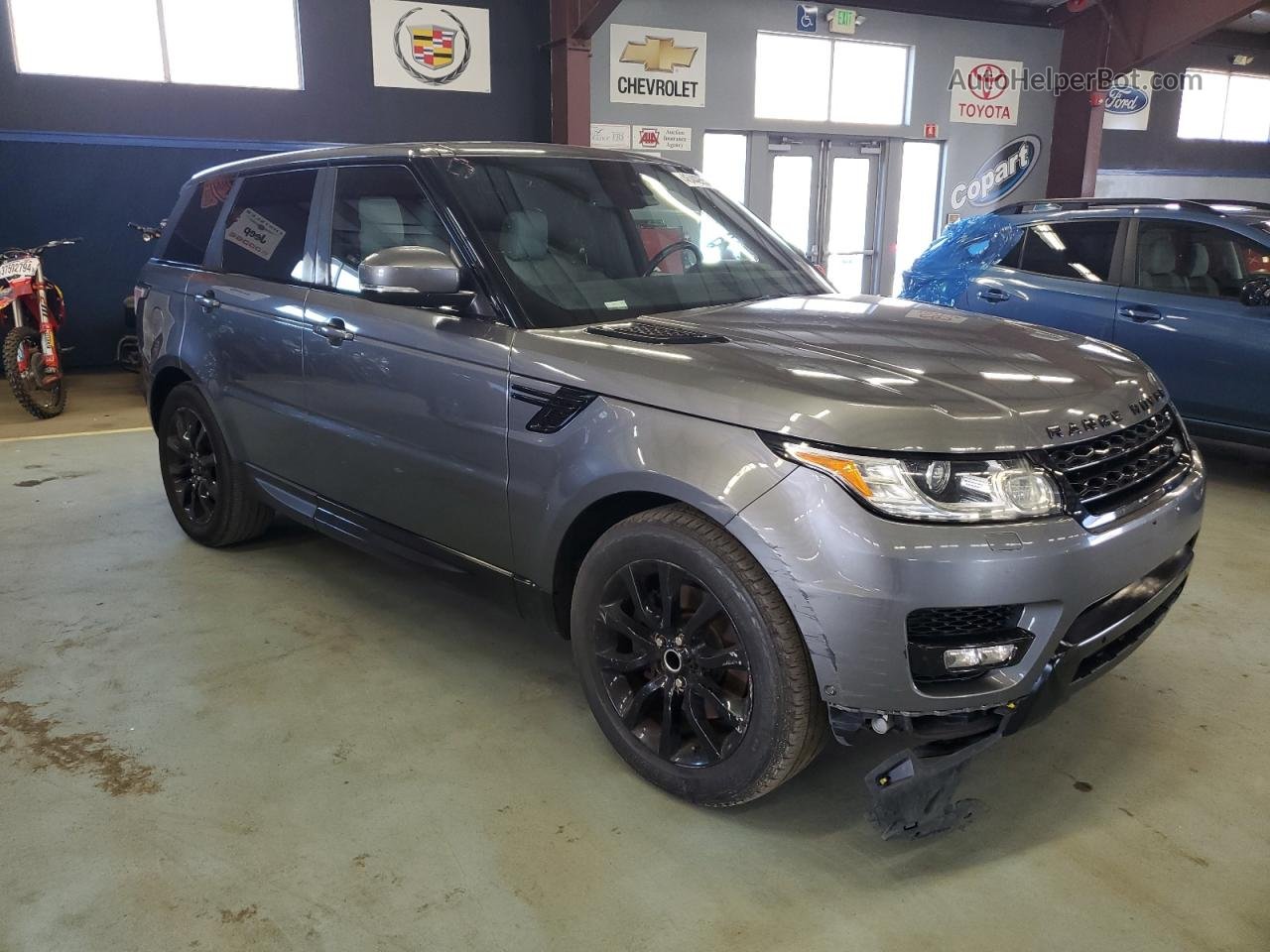 2015 Land Rover Range Rover Sport Hse Gray vin: SALWR2VF7FA608652