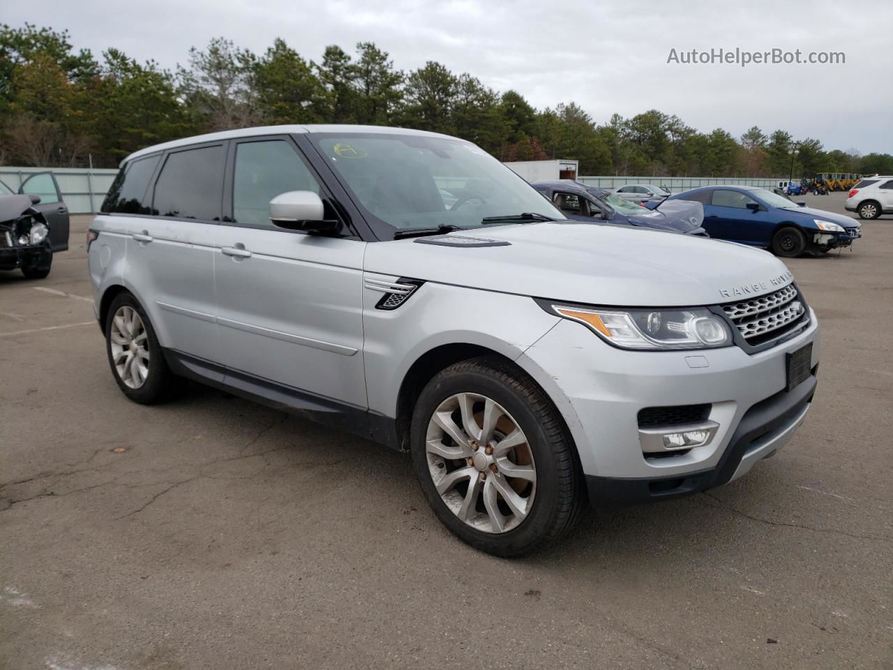 2015 Land Rover Range Rover Sport Hse Silver vin: SALWR2VF7FA609610