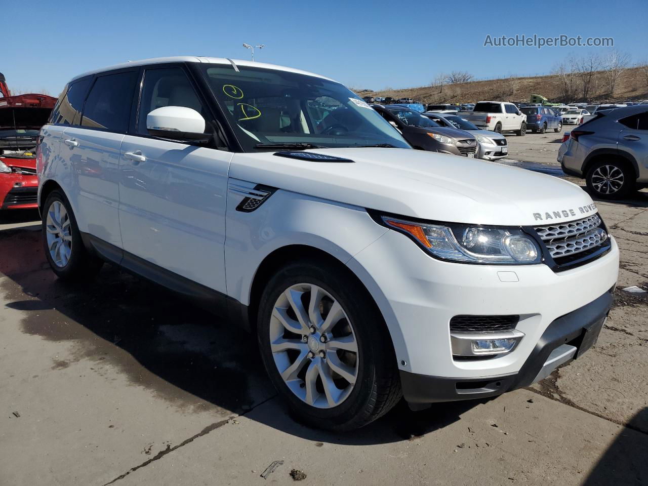 2015 Land Rover Range Rover Sport Hse White vin: SALWR2VF8FA516384