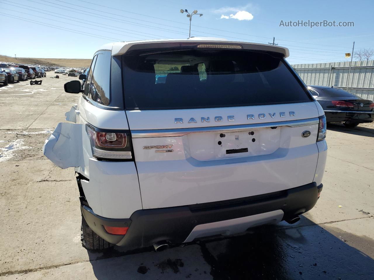 2015 Land Rover Range Rover Sport Hse White vin: SALWR2VF8FA516384