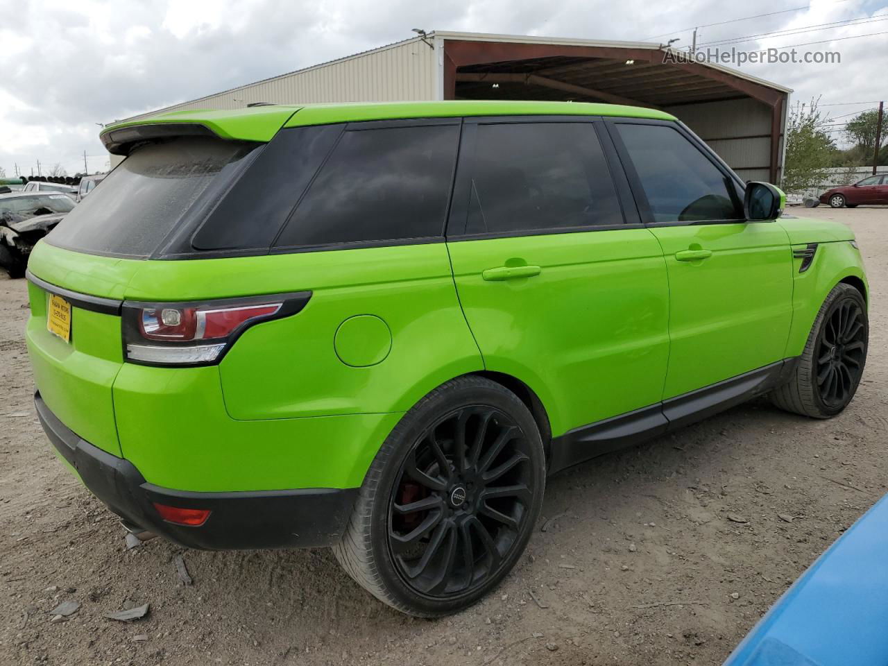 2015 Land Rover Range Rover Sport Hse Green vin: SALWR2VF8FA539292