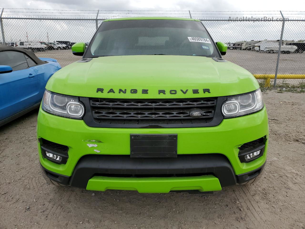 2015 Land Rover Range Rover Sport Hse Green vin: SALWR2VF8FA539292