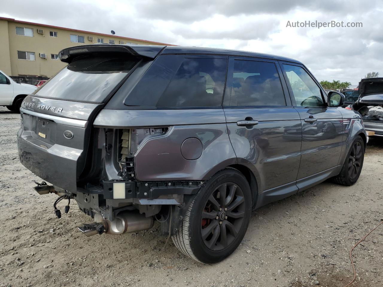 2015 Land Rover Range Rover Sport Hse Gray vin: SALWR2VF8FA540782