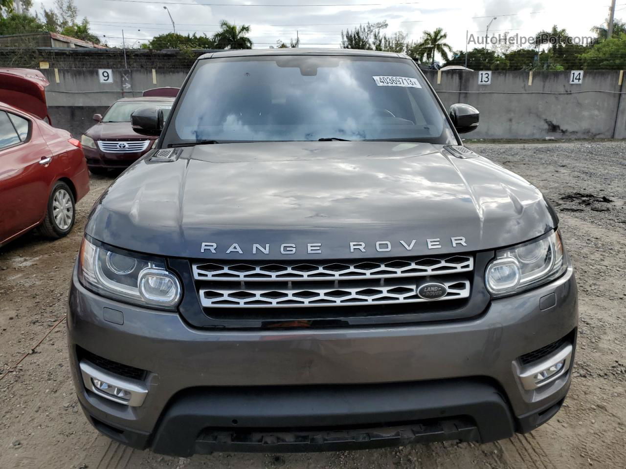 2015 Land Rover Range Rover Sport Hse Gray vin: SALWR2VF8FA540782