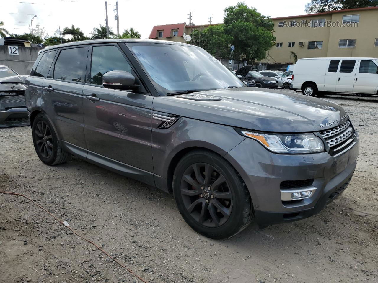 2015 Land Rover Range Rover Sport Hse Gray vin: SALWR2VF8FA540782