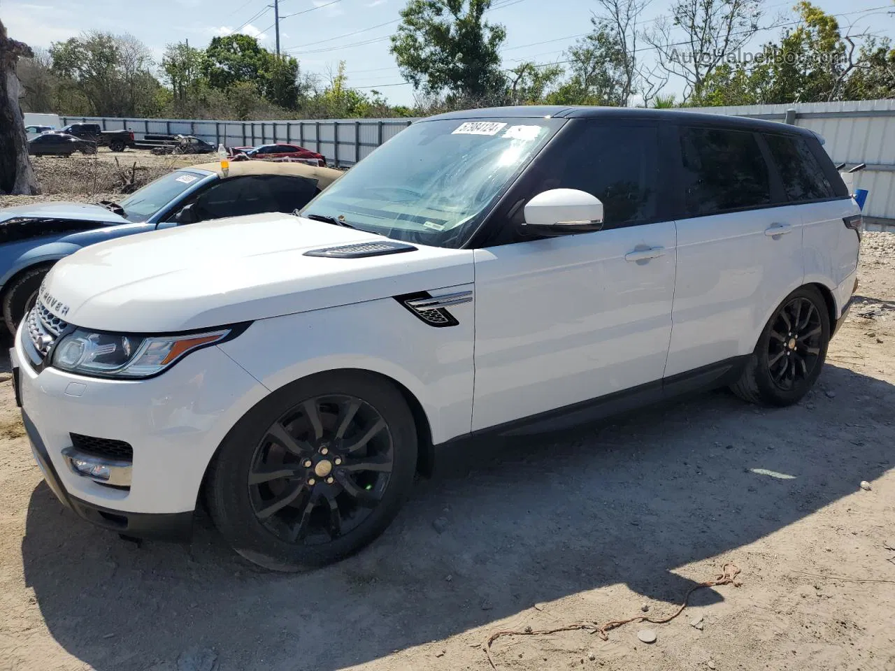 2015 Land Rover Range Rover Sport Hse White vin: SALWR2VF8FA612595