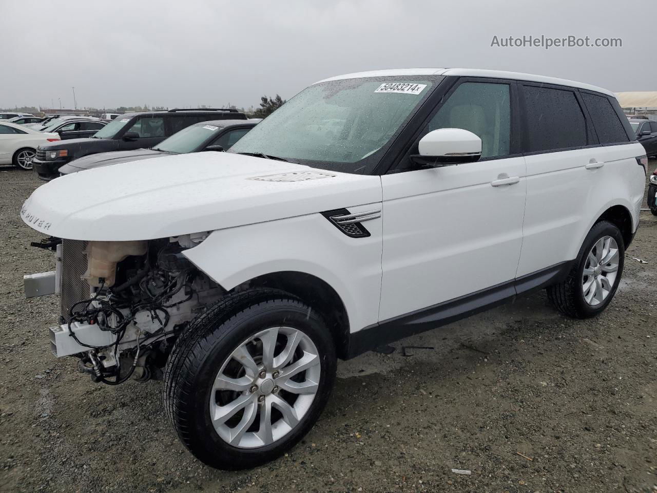 2015 Land Rover Range Rover Sport Hse Белый vin: SALWR2VF8FA614332