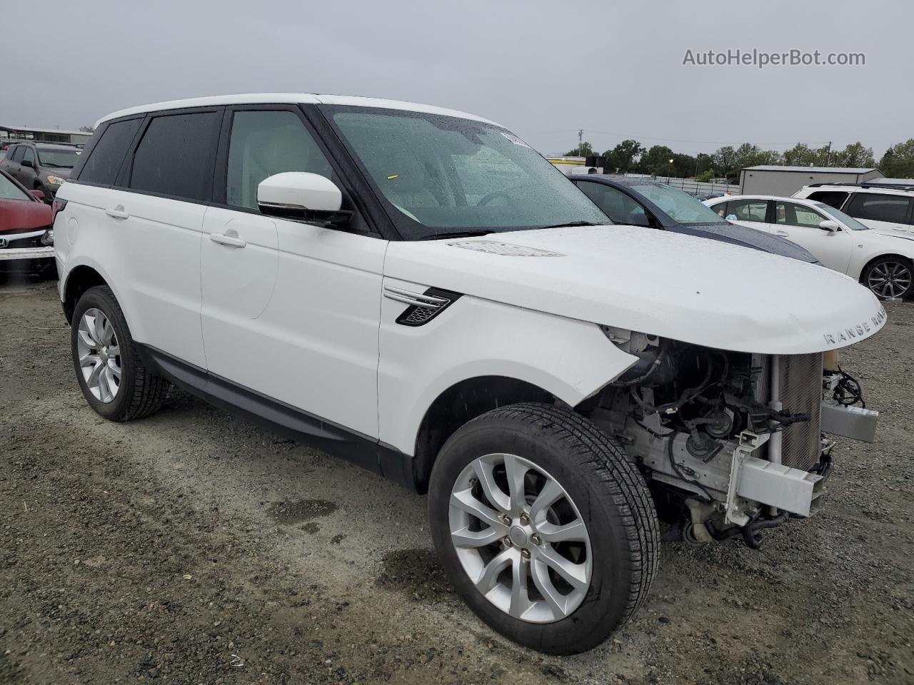 2015 Land Rover Range Rover Sport Hse Белый vin: SALWR2VF8FA614332