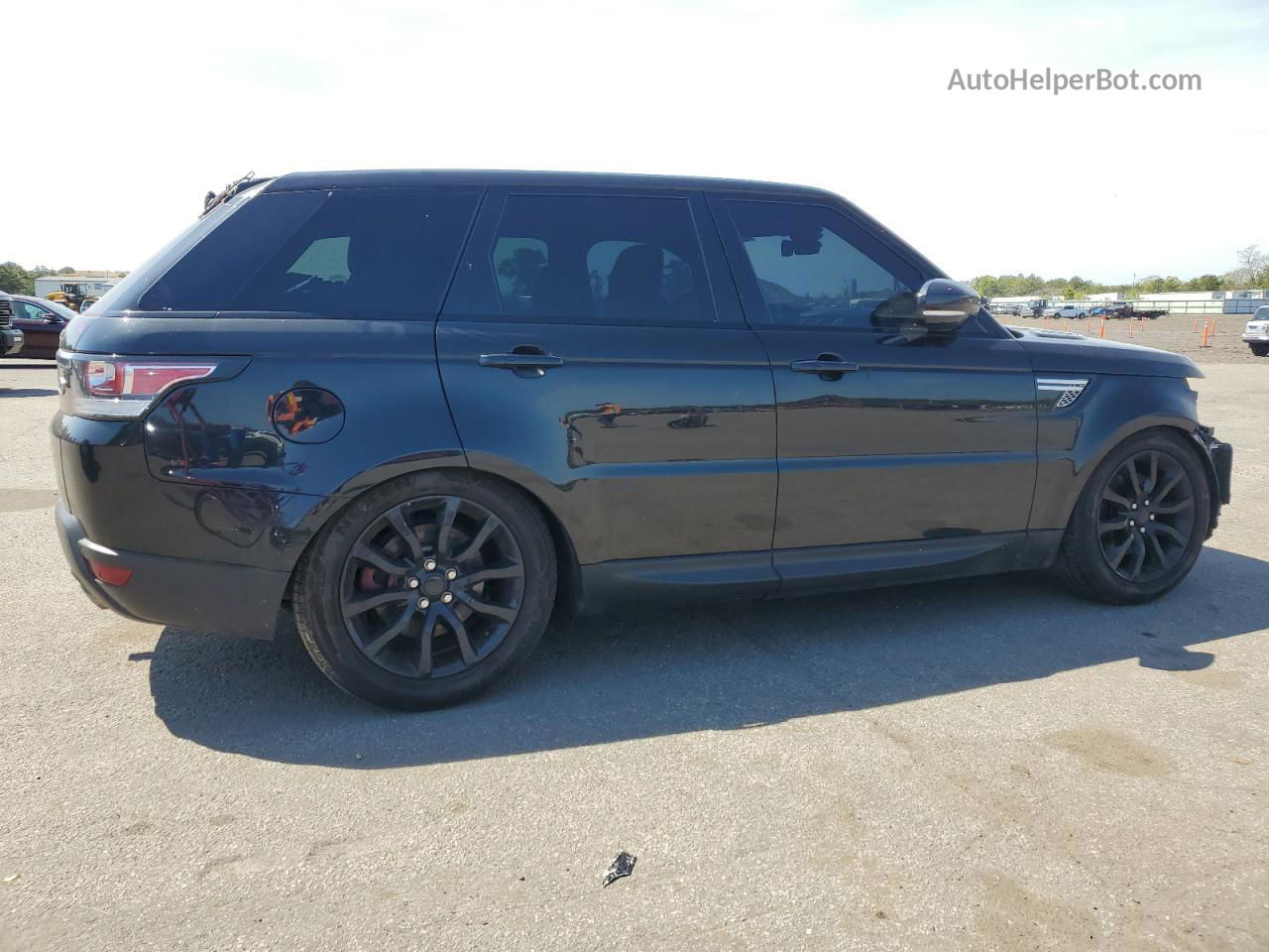 2015 Land Rover Range Rover Sport Hse Черный vin: SALWR2VF8FA617344