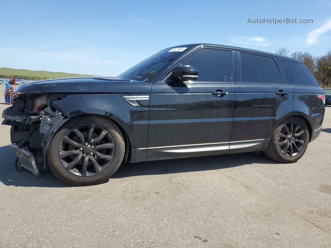 2015 Land Rover Range Rover Sport Hse Черный vin: SALWR2VF8FA617344