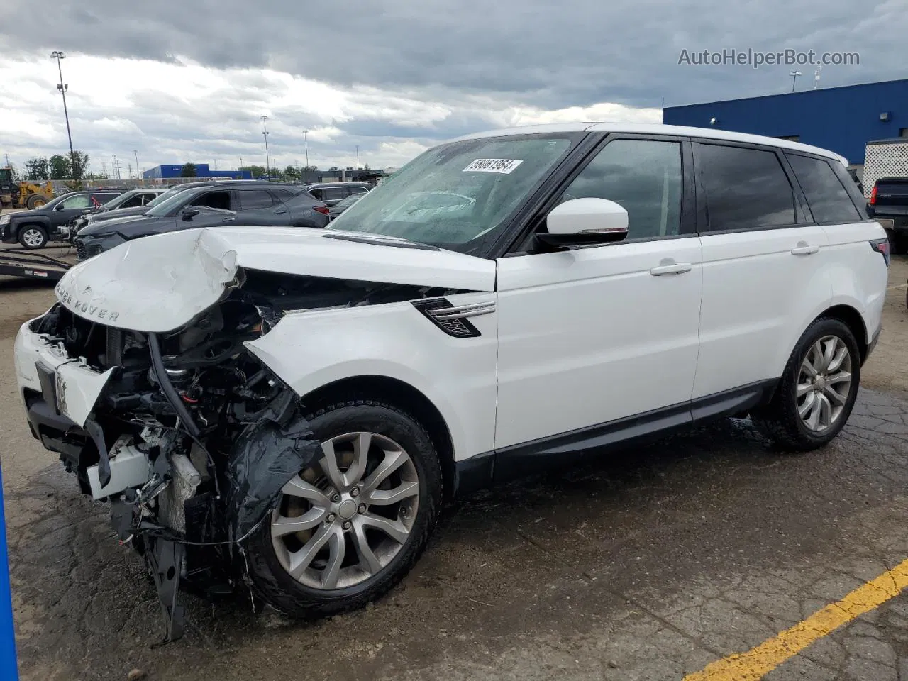 2015 Land Rover Range Rover Sport Hse White vin: SALWR2VF9FA515163