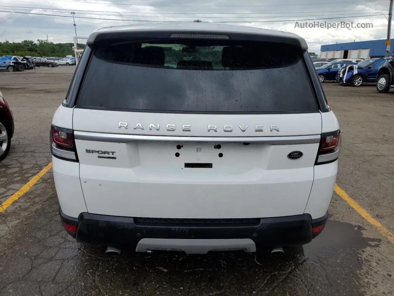 2015 Land Rover Range Rover Sport Hse White vin: SALWR2VF9FA515163