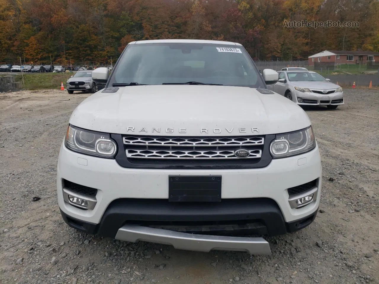 2015 Land Rover Range Rover Sport Hse White vin: SALWR2VF9FA516281